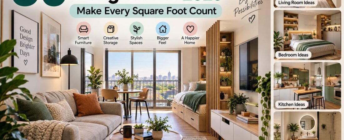 50 Small Apartment Design Ideas 2026: Make Every Square Foot Count